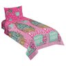 Jogo de Cama Infantil Lepper Barbie Solteiro 3 Peças Microfibra Rosa - 1