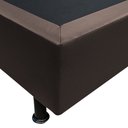 Ver imagem 3 de Base Box para Cama Viúva 128x188cm Liz S05 Sintético Marrom - Mpozenato