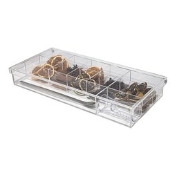 Caixa Acrílico 10 nichos especiarias Gin + Colher Drink Longa + Copo Dosador Acrílico Centauri Acríl - 7