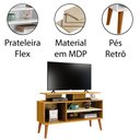 Ver imagem 2 de Rack Bancada para TV de até 42" 2 Prateleiras Lynne Naturale/Off White