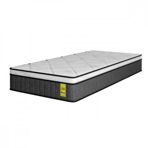 Colchão de Solteiro 88x188x32 Supreme Firm Mola Ensacada Cinza Apolospuma