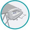 Ver imagem 3 de Tábua de Passar Roupa 100x30cm Dobrável Bella com Porta Ferro Retrátil e Ajuste de Altura Utimil