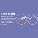 Ver imagem 5 de Tábua de Passar Roupa 100x30cm Dobrável Bella com Porta Ferro Retrátil e Ajuste de Altura Utimil