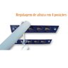 Tábua de Passar Roupa 100x30cm Dobrável Bella com Porta Ferro Retrátil e Ajuste de Altura Utimil - 4