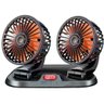 Ventilador Duplo 24v Carreta Caminhao Painel Verao Calor Dias Quentes 2 Velocidades Multiuso - 1