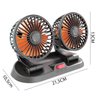 Ventilador Duplo 24v Carreta Caminhao Painel Verao Calor Dias Quentes 2 Velocidades Multiuso - 3