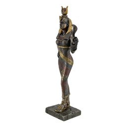 Hator Deusa Egipcia do Amor e da Beleza Mod 03952 By Veronese Escultura Bronzeada - 4