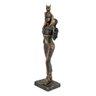 Hator Deusa Egipcia do Amor e da Beleza Mod 03952 By Veronese Escultura Bronzeada - 4