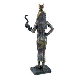 Hator Deusa Egipcia do Amor e da Beleza Mod 03952 By Veronese Escultura Bronzeada - 3