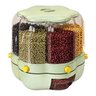 Dispenser Giratorio Arroz Feijao Grao Cereal Porta Tempero Condimento 360 Graus Alimento Cozinha Arm - 4
