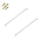 Ver imagem 1 de Kit 2 Puxador 800mm Alumínio Armário Móveis Cômoda Roupeiro