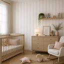 Ver imagem 2 de Papel de Parede Adesivo Infantil Decorativo Listrado - Kit 4 Rolos