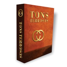 Caixa Livro Decorativa Em Mdf Tons Terrosos - 21x28x5cm - 1