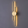Luminária Arandela 60cm Barra Linear Duplo Led Minimalista Parede Gimpo Kjbd-166-pai Cor:modelo 1 - 1