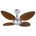 Ver imagem 1 de Ventilador de Teto Office Jet Venti-Delta Prata 4Pás Imbuia 220V
