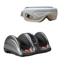 Ver imagem 1 de Massageador de Pés Mavo com Aquecimento Massagem Air Bag Tela Lcd e Óculos Massageador com Bluetooth