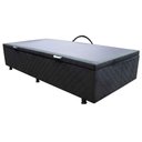 Ver imagem 3 de Base Cama Box Baú Solteiro Suede Preto