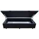 Ver mais imagens de Base Cama Box Baú Solteiro Suede Preto