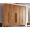 Ver imagem 1 de Guarda Roupa Solteiro Hawaii 6 Portas e 2 Gavetas c/ Pés Naturale - Rufato