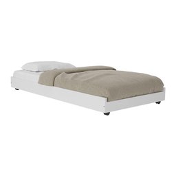 Cama Auxiliar Solteiro para Colchão 78 x 188cm Multimóveis CR35091 Branco - 1