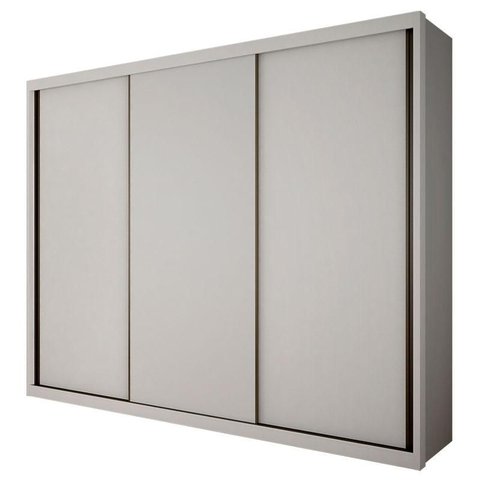 Guarda Roupa Casal Palazzo 3 Portas 6 Gavetas Neve – Novo Horizonte