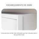 Ver mais imagens de Guarda Roupa Casal Palazzo 3 Portas 6 Gavetas Neve – Novo Horizonte