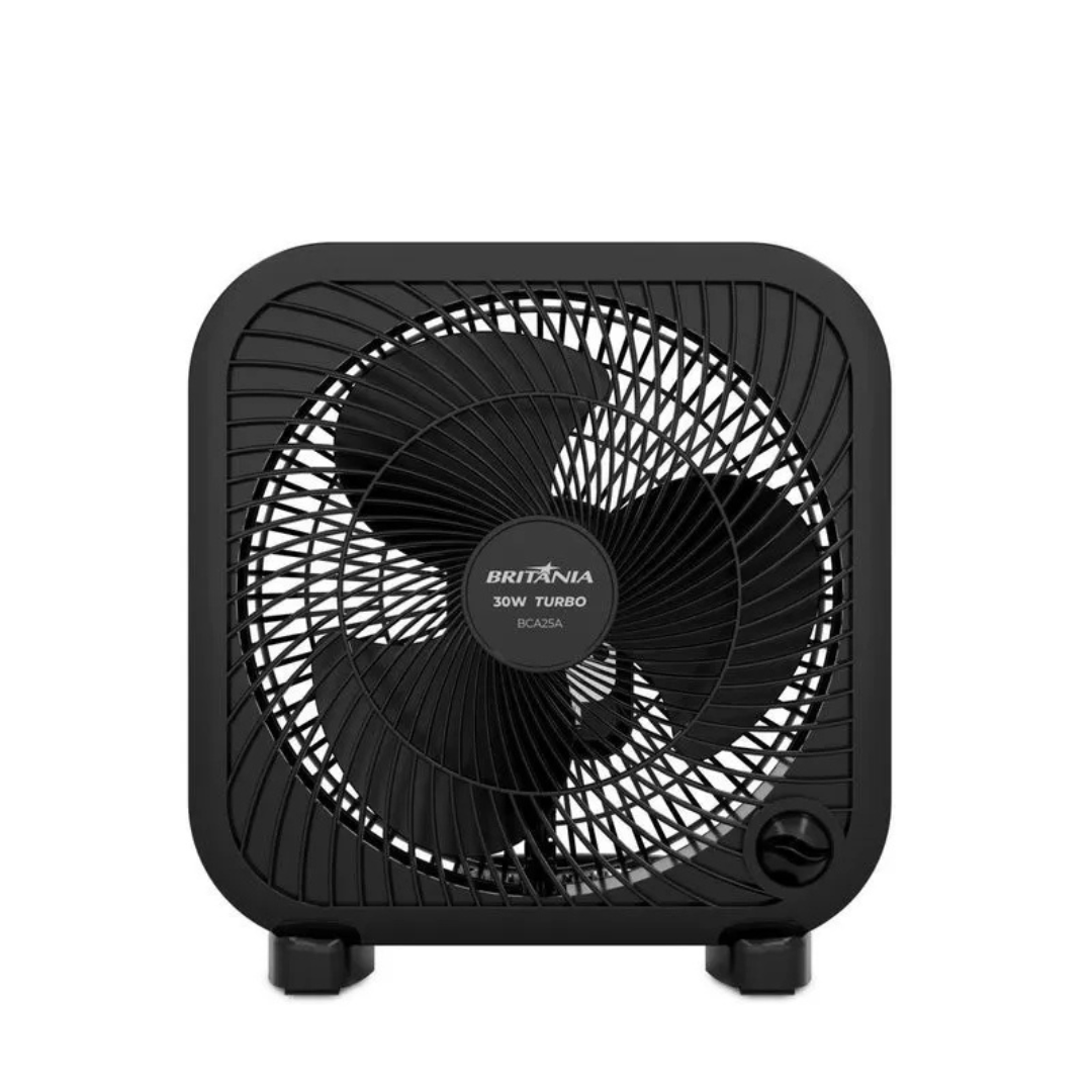 Ventilador Mesa Circulador 23cm Silencioso Portátil Turbo