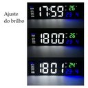 Ver imagem 7 de Relógio e Cronômetro Digital de Parede Mesa Led com Controle
