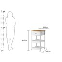 Ver imagem 3 de Carrinho auxiliar estética Ditália BA-130 cor:branco