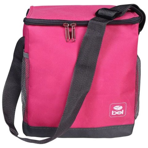 Bolsa Térmica Baly 12 Latas 9 Litros Ziper com Alça Bel:rosa