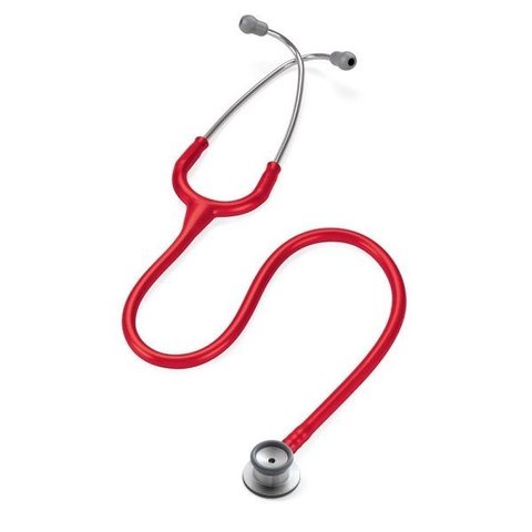 Estetoscopio 3m Littmann Classic Ii Neonatal 2114r Vermelho com Inox Escovado
