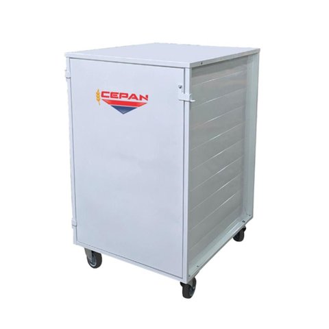 Armário de Crescimento Cefaz 10 Esteiras Branco Armb-001