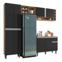 Ver imagem 1 de Cozinha Mod. Completa Vanessa 230cm C/ Armário Aéreo Ajl