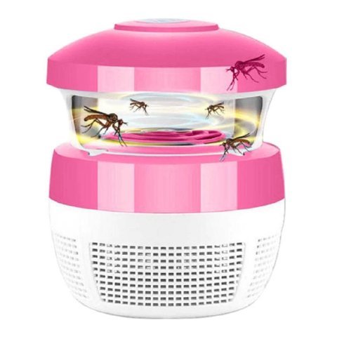 Armadilha Coletor Eletrico Pega Mosquitos Portatil LED Noturno Aspirador de Insetos Domestico Bivolt