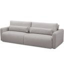 Ver imagem 6 de Sofá Retrátil Reclinável para Sala de Estar Living 240cm Sevilha F04 Veludo Cinza - Lyam Decor