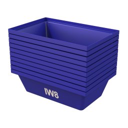 Masseira Plástica Multiuso 28x80x107cm 150 Litros - 4
