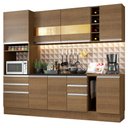 Ver imagem 3 de Armário de Cozinha Completa 240cm Rustic Lazio Madesa 02