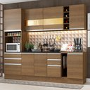 Ver imagem 1 de Armário de Cozinha Completa 240cm Rustic Lazio Madesa 02
