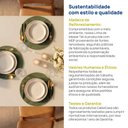 Ver mais imagens de Mesa de Jantar Retangular 8 Lugares 210cm MDF/Vidro Tali CabeCasa MadeiraOriginals Bege