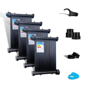Kit Aquecedor Solar Piscina 25placas 2 Metros Ts-solar Rosca