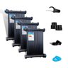 Kit Aquecedor Solar Piscina 25placas 2 Metros Ts-solar Rosca - 1