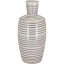 Ver imagem 1 de Vaso Decorativo Enfeite Casa Cerâmica 37x17x17cm Creme