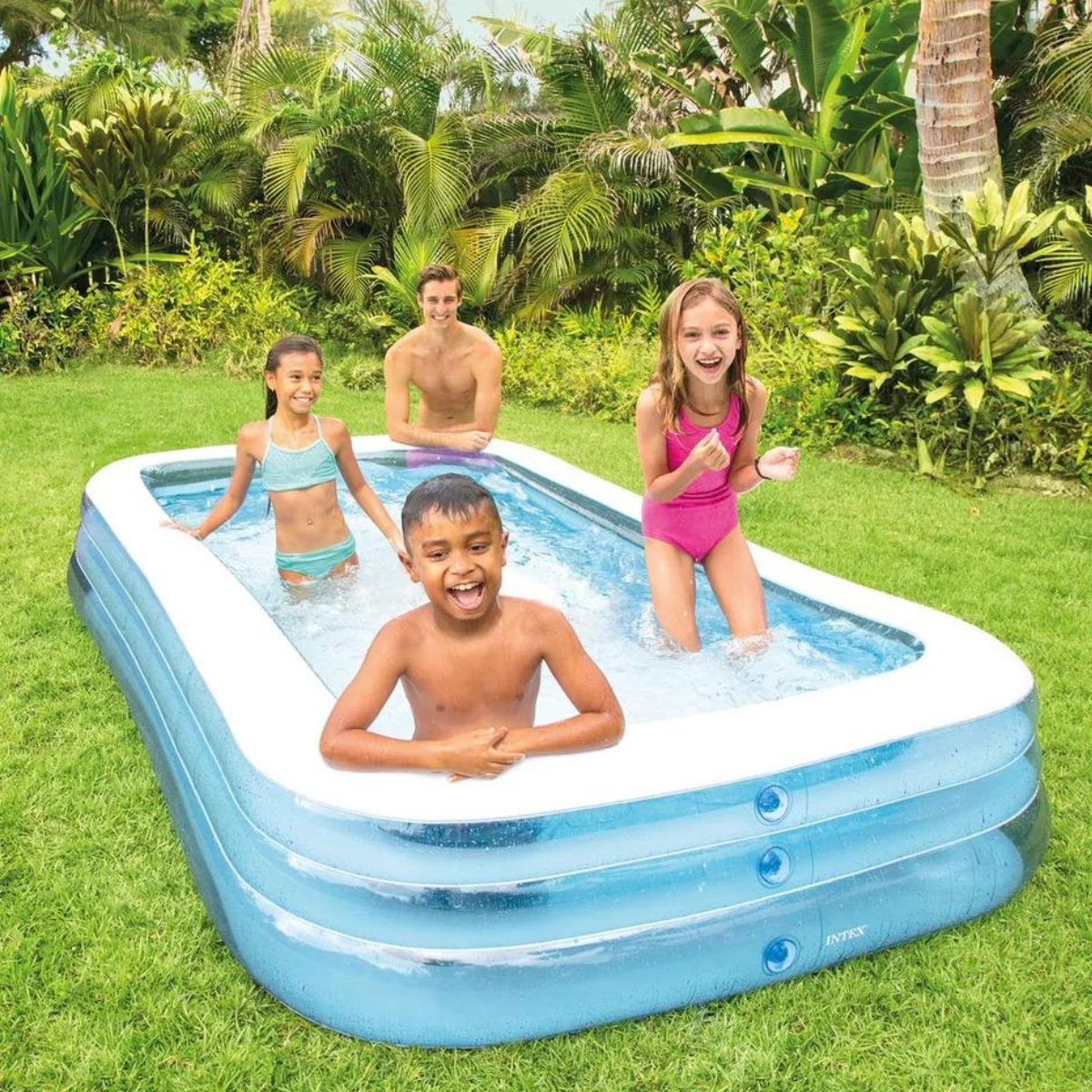 Piscina Inflável Intex 1050l Familiar 3,05m + Bomba Elétrica Voltagem:110v - 3
