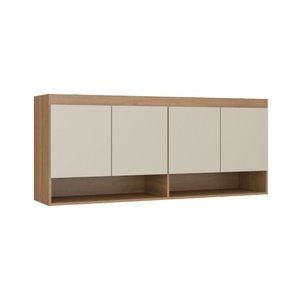 Roupeiro Modulado Selene Aereo 4 Portas 1,60mt Soluzione