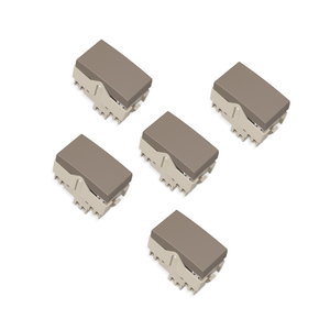 Kit 5 Interruptor Paralelo Cor Argila Sleek Margirius Cor:argila