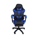 Ver imagem 5 de Cadeira Gamer Stillus Ergonômica com Apoio para Os Pés Azul