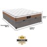 Cama Box Baú + Colchão England Casal 138x188 King Star - 4