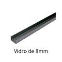 Ver imagem 1 de Perfil U Inox - Vidro de 08mm - Polido - 70cm