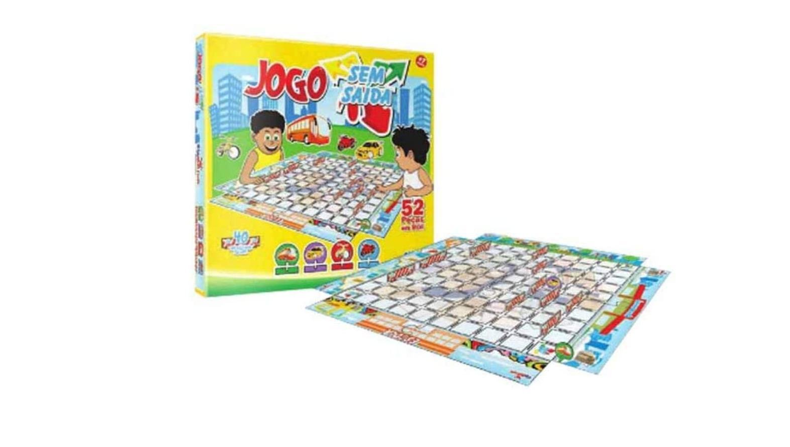 Jogo de Ludo – Tabuleiro com Borda - CIABRINK