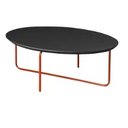 Ver imagem 1 de Mesa de Centro Oval Viena Laca Preta